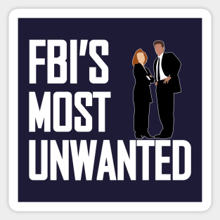 FBI's Most Unwanted Sticker